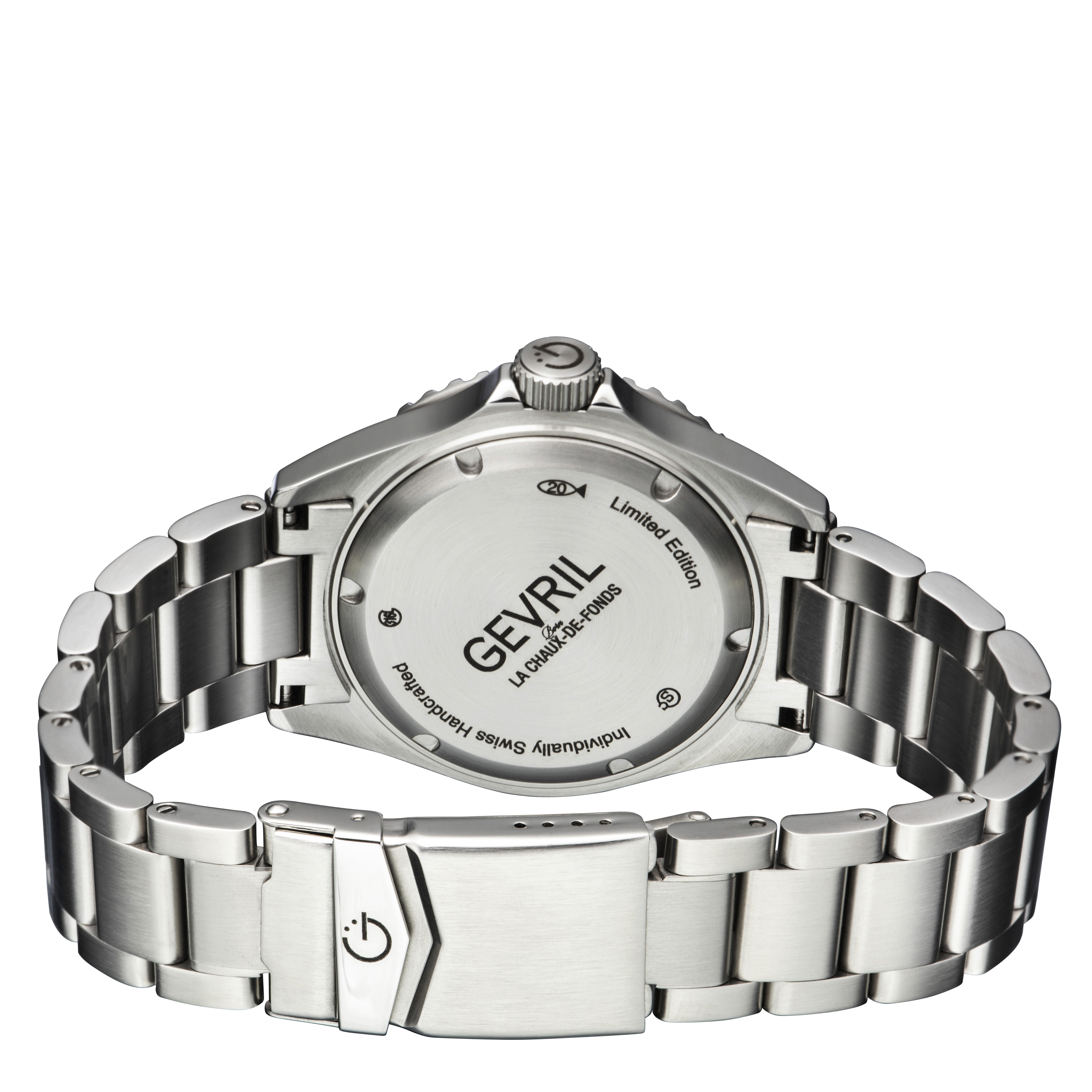 Gevril Wall Street - GMT Ceramic Bezel