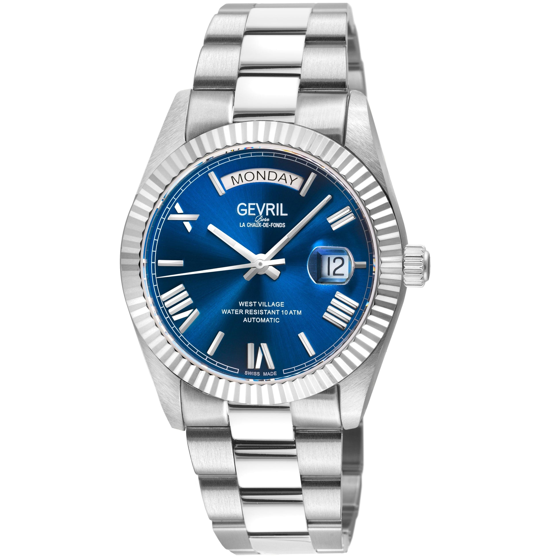 Gevril-Luxury-Swiss-Watches-Gevril West Village Day‑Date Edition-