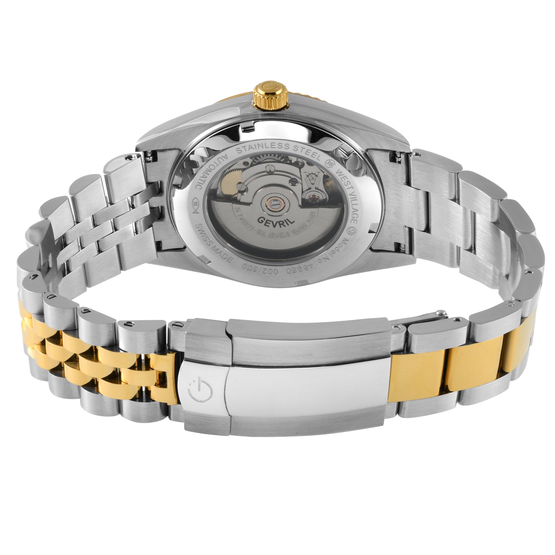 Gevril-Luxury-Swiss-Watches-Gevril West Village Fusion Elite-48960B