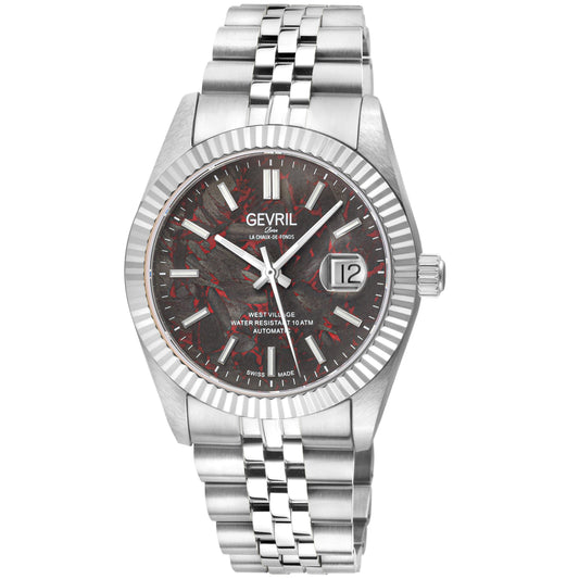 Gevril-Luxury-Swiss-Watches-Gevril West Village Stone dial Edition-