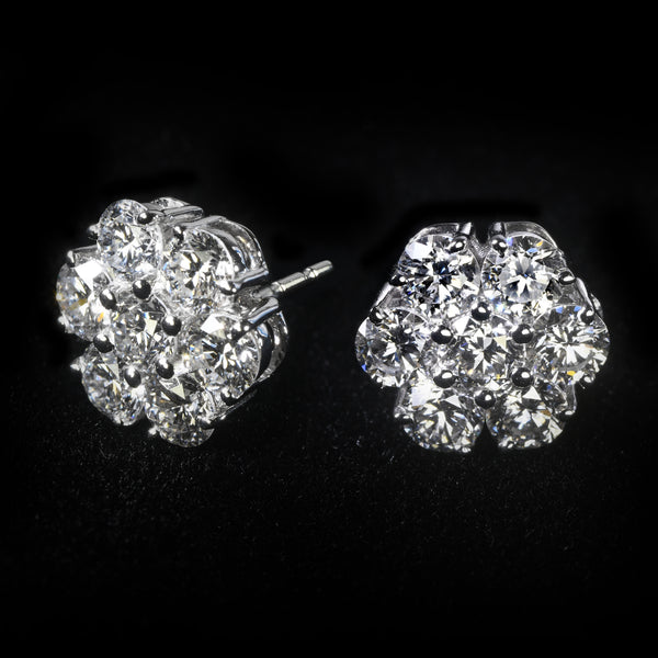 Gevril Women's Airolo Diamond, 14K White Gold, Guardian Case back earrings