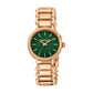 Gevril-Luxury-Swiss-Watches-Roberto Cavalli Women's Dark Green Dial Rose Gold Quartz Watch-