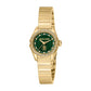 Gevril-Luxury-Swiss-Watches-Roberto Cavalli Women's Mini Dark Green Dial Gold Quartz Watch-