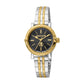 Gevril-Luxury-Swiss-Watches-Roberto Cavalli by Franck Muller Women's Two Tone Silver & Gold Quartz Black Dial Watch-