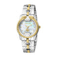 Gevril-Luxury-Swiss-Watches-Roberto Cavalli by Franck Muller Women's White MOP Two Tone Silver & Gold Quartz Watch-