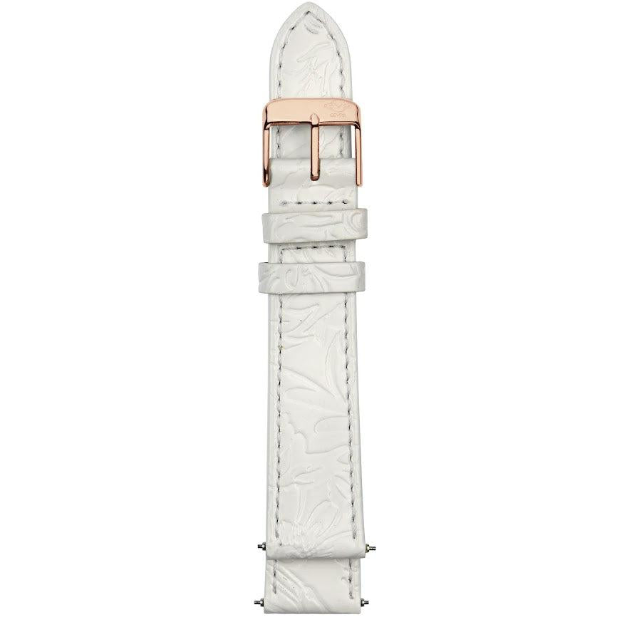 Gevril-Luxury-Swiss-Watches-GV2 18mm Floral Embossed Leather Strap-GV218.02.20.8