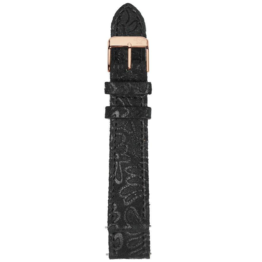 Gevril-Luxury-Swiss-Watches-GV2 18mm Floral Embossed Suede Leather Strap-GV218.07.19.8