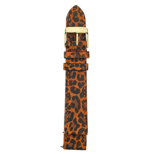 GV2 18mm Leopard Suede Leather Strap – Gevril