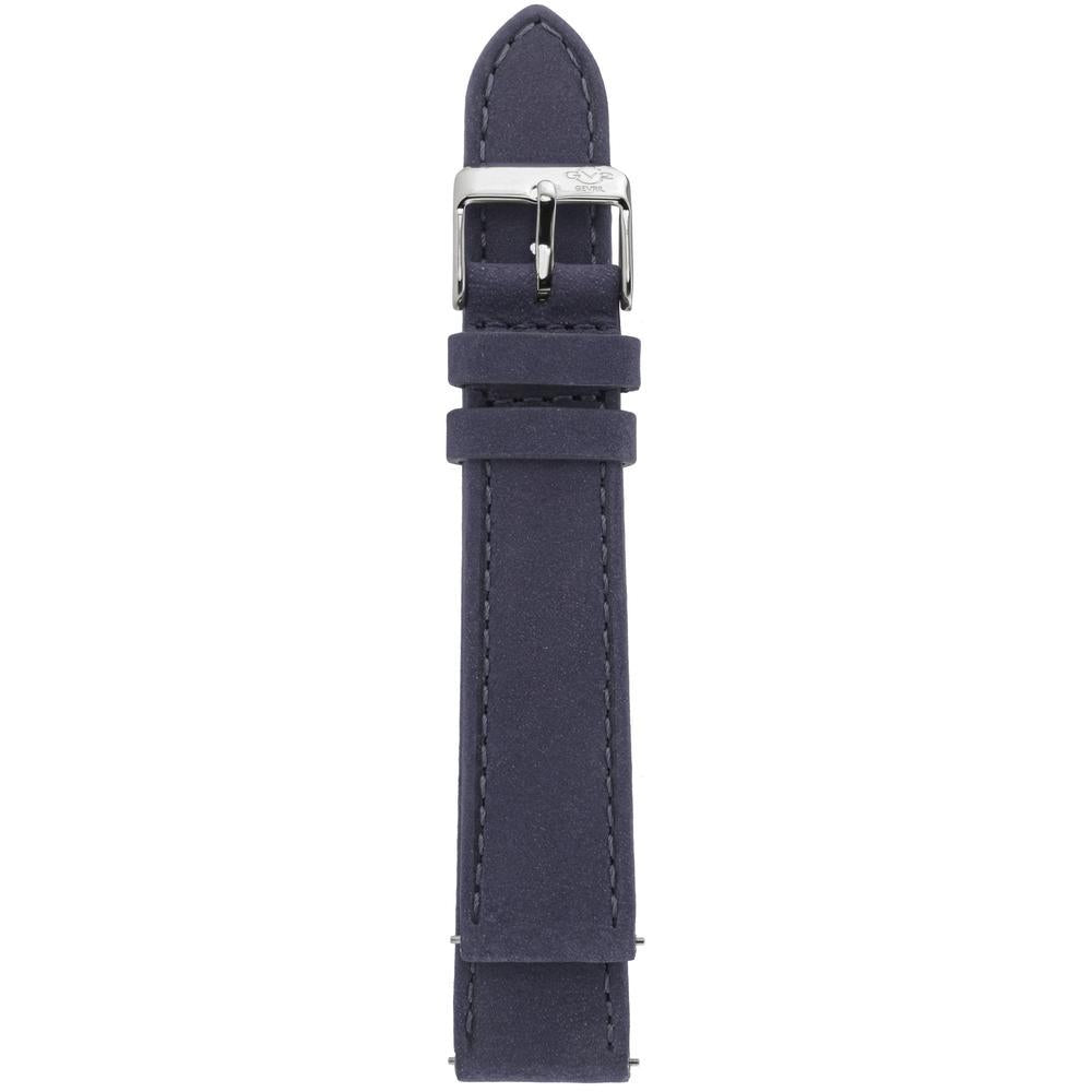 Gevril-Luxury-Swiss-Watches-GV2 18mm Quick Release Handmade Italian Suede Leather Strap with Buckle-GV218.14.12.4