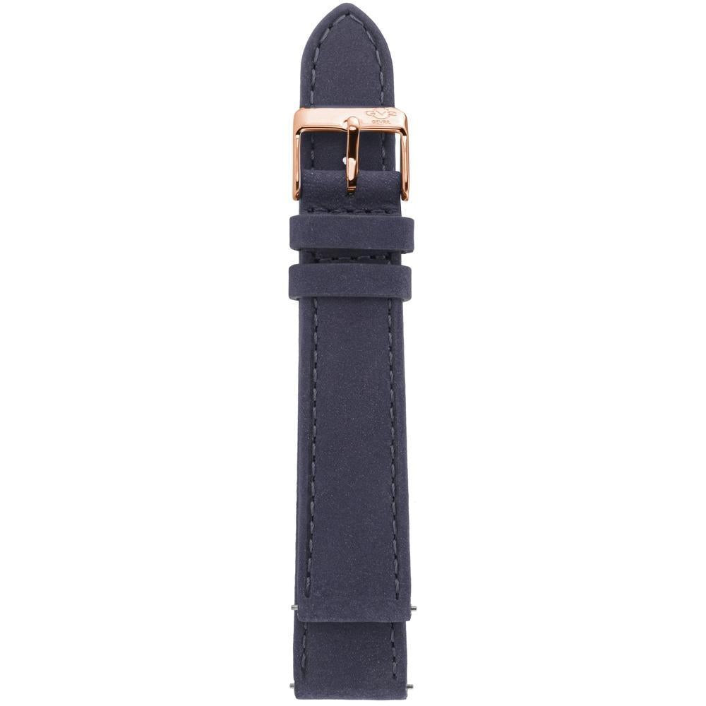 Gevril-Luxury-Swiss-Watches-GV2 18mm Quick Release Handmade Italian Suede Leather Strap with Buckle-GV218.14.12.8