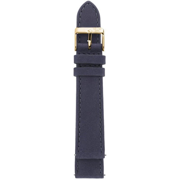 GV2 18mm Quick Release Handmade Italian Suede Leather Strap with Buckle