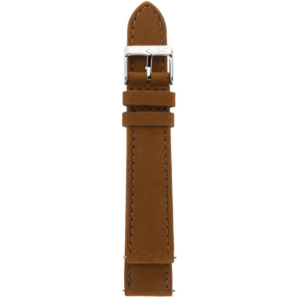 Gevril-Luxury-Swiss-Watches-GV2 18mm Quick Release Handmade Italian Suede Leather Strap with Buckle-GV218.25.12.4