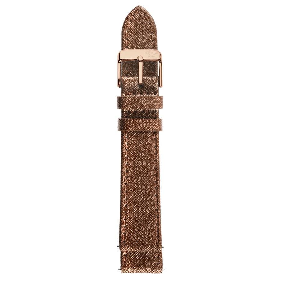 Gevril-Luxury-Swiss-Watches-GV2 18mm Quick Release Handmade Metallic Saffiano Leather Strap with Tang Buckle-GV218.38.01.8