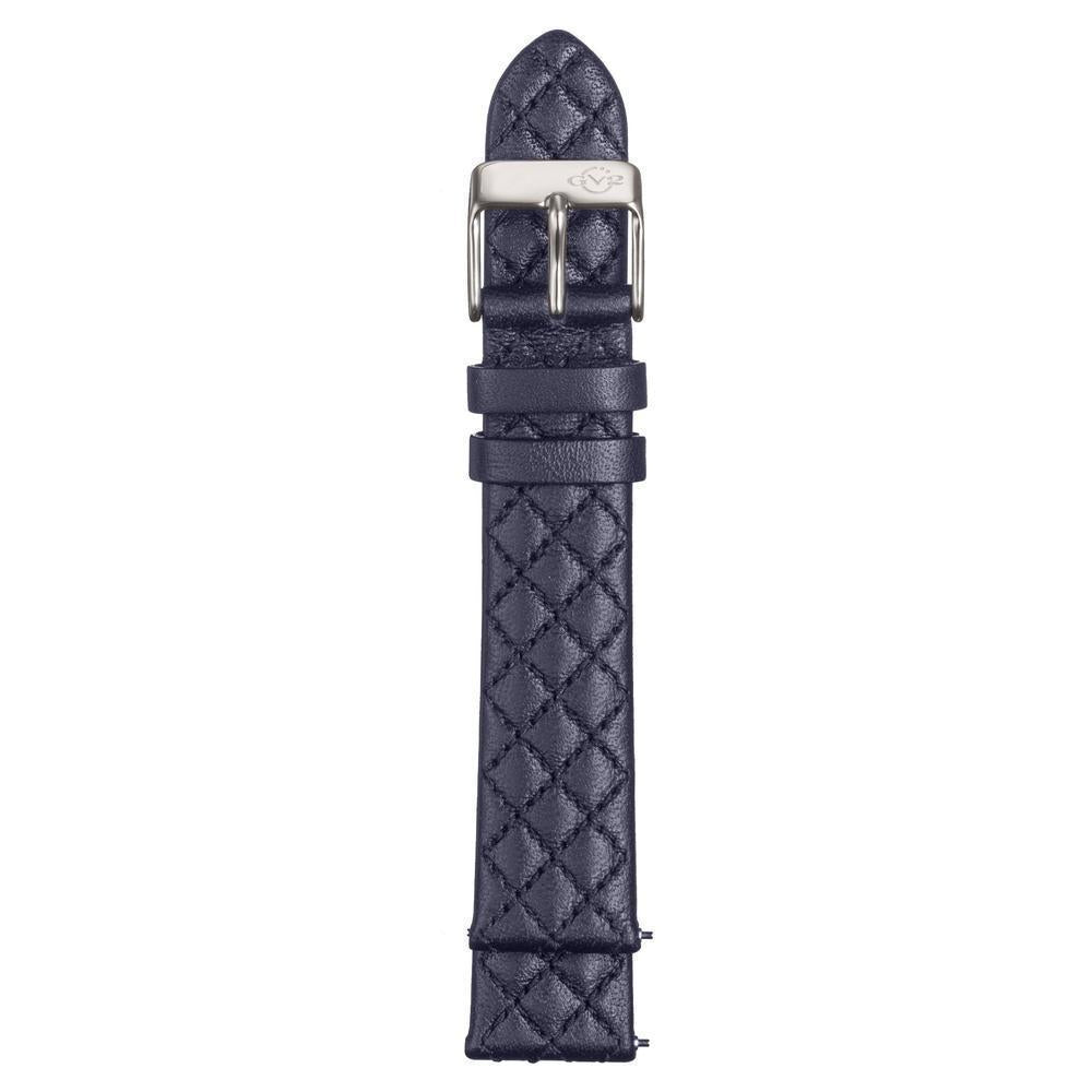 Gevril-Luxury-Swiss-Watches-GV2 18mm Quick Release Handmade Quilted Strap with Tang Buckle-GV218.14.06.4