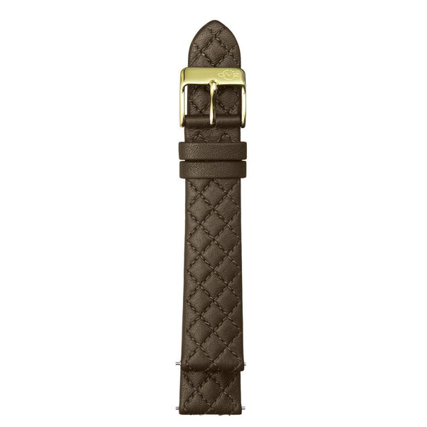 GV2 18mm Quick Release Handmade Quilted Strap with Tang Buckle