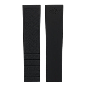 GV2 20mm Black Rubber Strap – Gevril