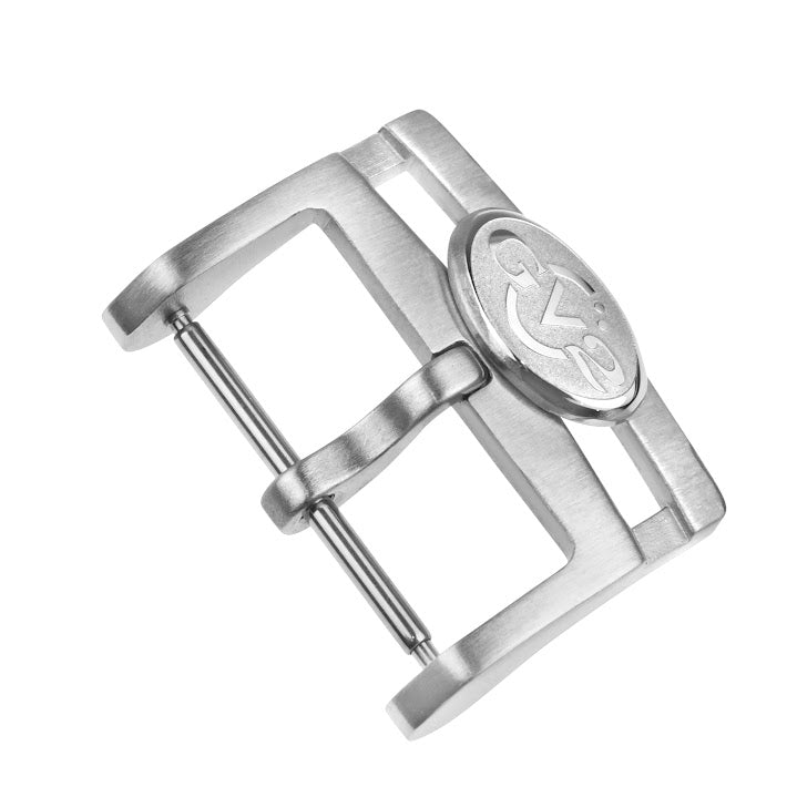 Gevril-Luxury-Swiss-Watches-GV2 20mm Brushed Stainless Steel Tang Buckle-
