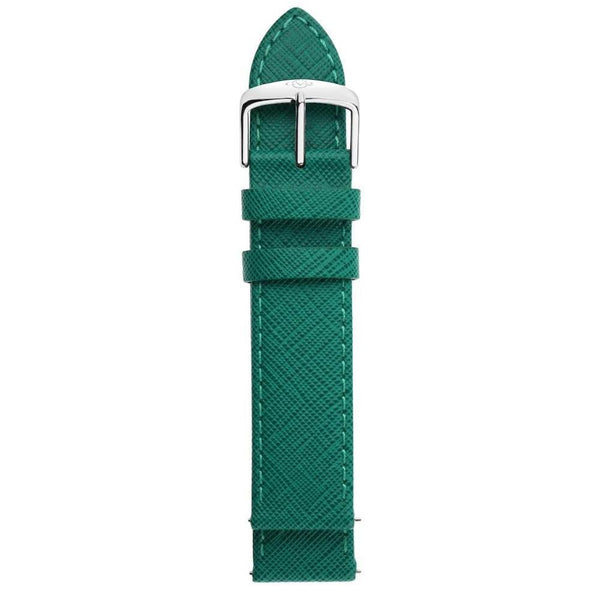 GV2 20mm Quick Release Handmade Saffiano Leather Strap with Tang Buckle