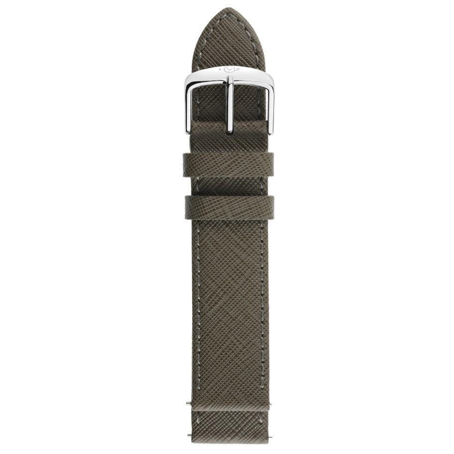 Gevril-Luxury-Swiss-Watches-GV2 20mm Quick Release Handmade Saffiano Leather Strap with Tang Buckle-GV220.39.01.4