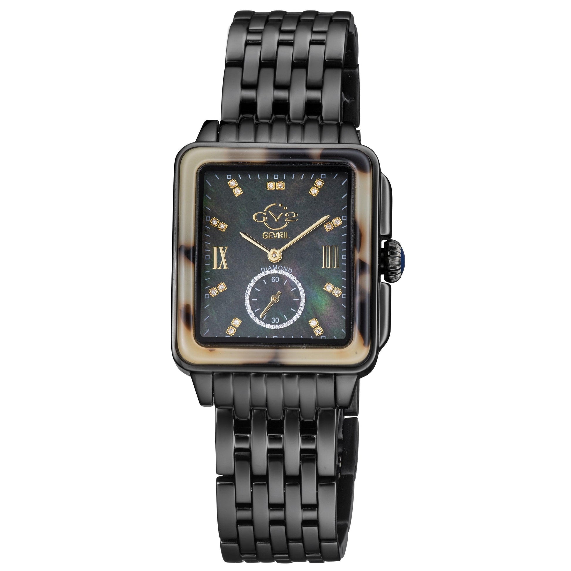 Gevril-Luxury-Swiss-Watches-GV2 Bari Tortoise Diamond-