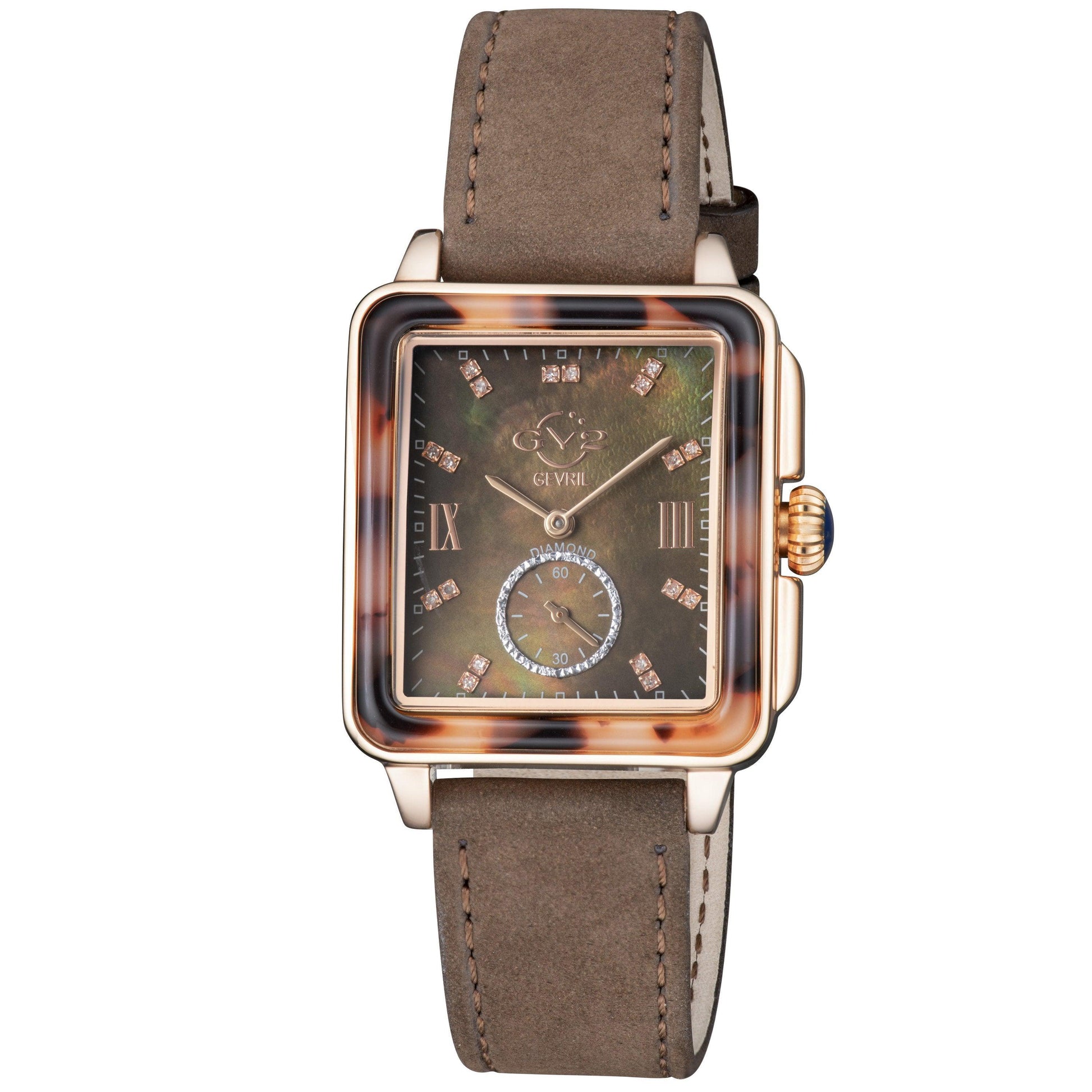 Gevril-Luxury-Swiss-Watches-GV2 Bari Tortoise Diamond-