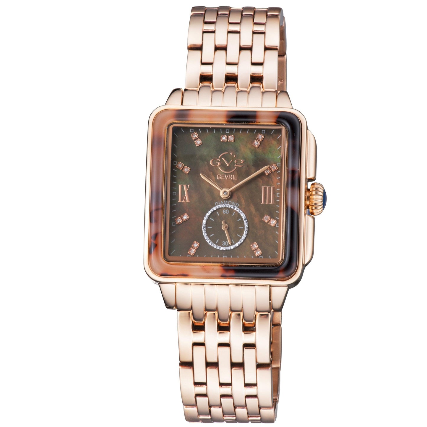 Gevril-Luxury-Swiss-Watches-GV2 Bari Tortoise Diamond-