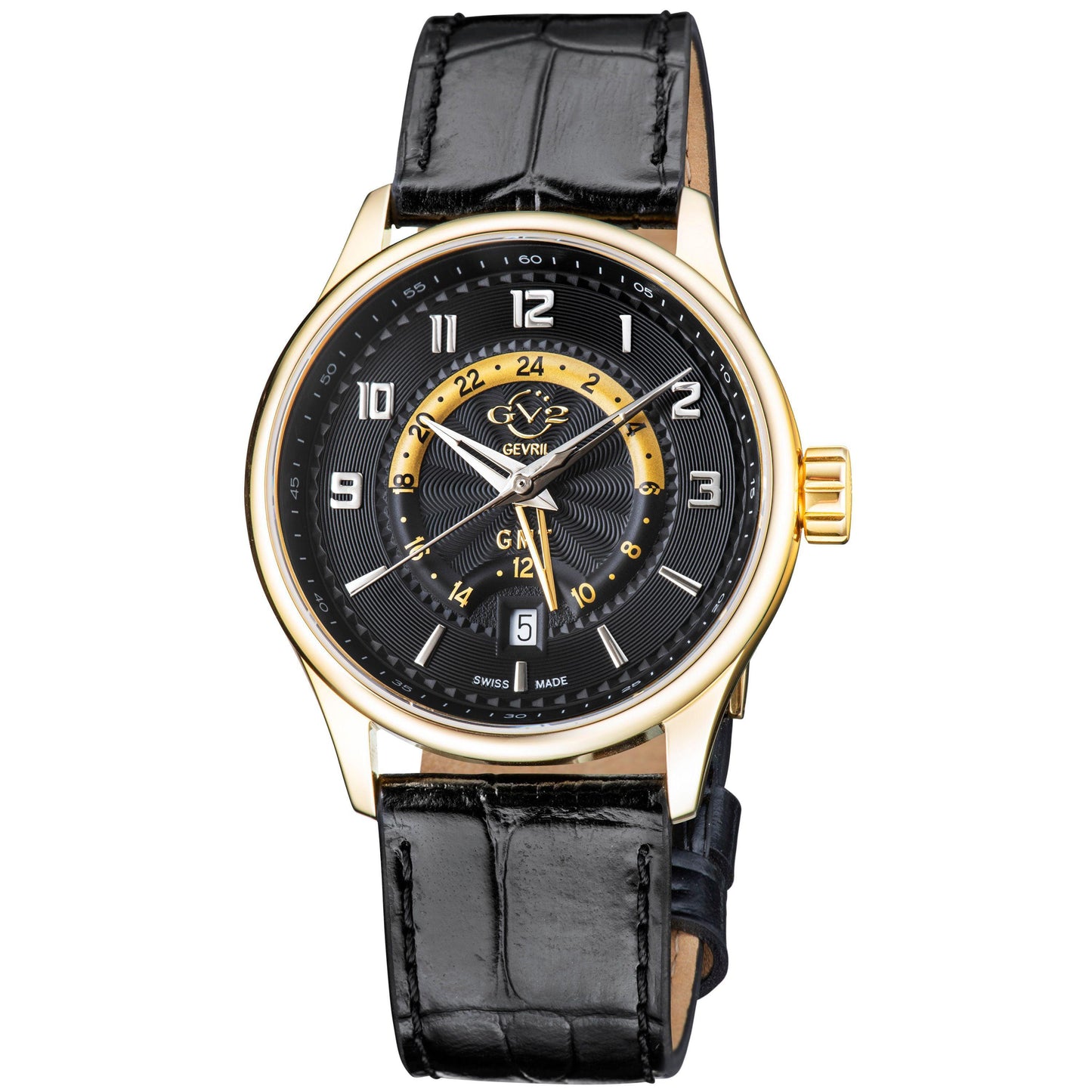 Gevril-Luxury-Swiss-Watches-GV2 Giromondo - GMT-