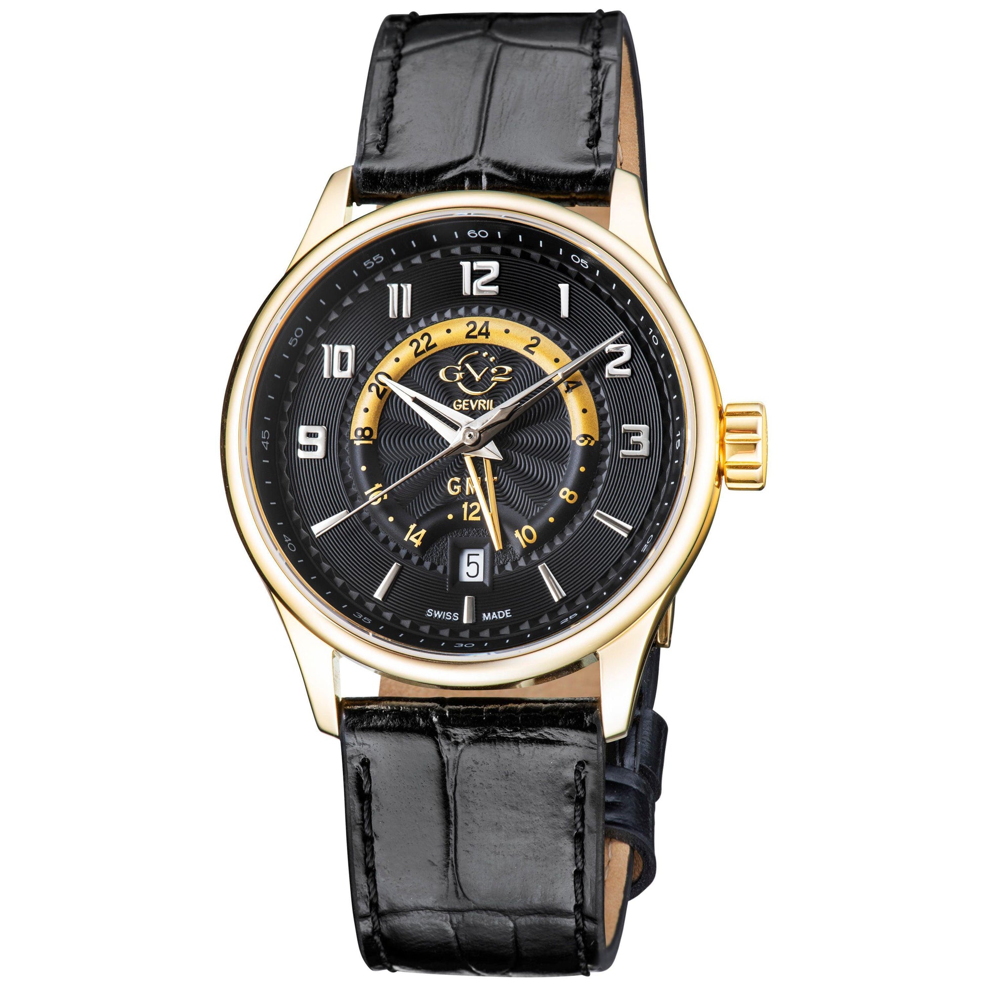 Gevril-Luxury-Swiss-Watches-GV2 Giromondo - GMT-