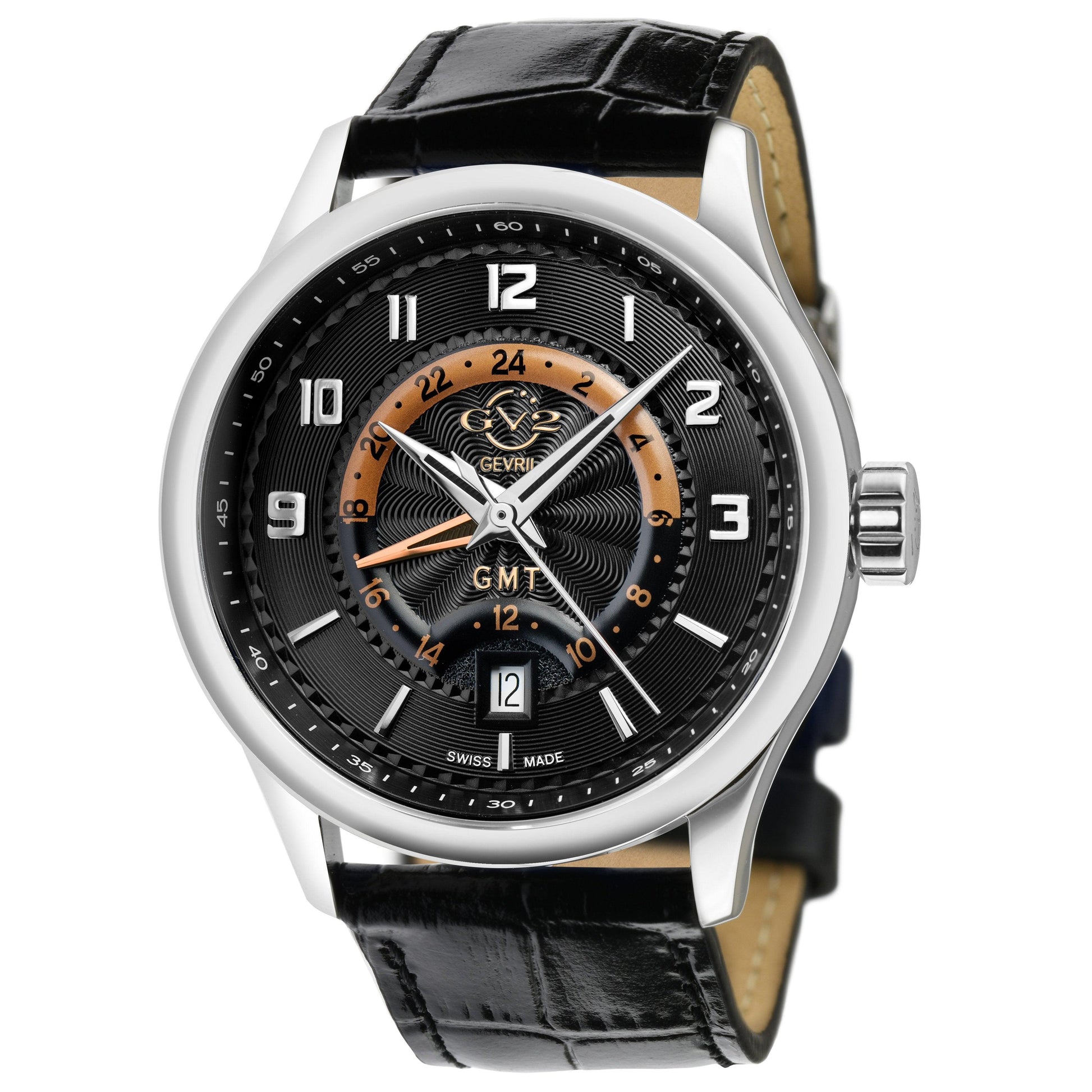 Gevril-Luxury-Swiss-Watches-GV2 Giromondo - GMT-