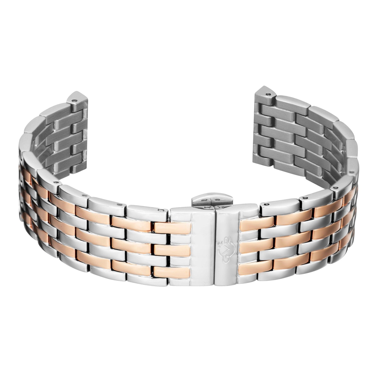 Gevril-Luxury-Swiss-Watches-GV2 Marsala 18mm Metal Bracelet-GV218.45.M.M