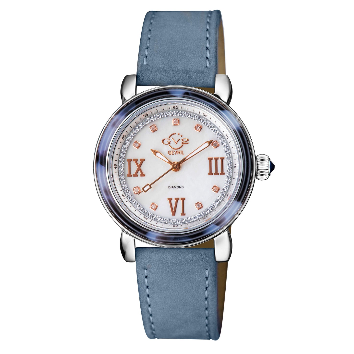 Gevril-Luxury-Swiss-Watches-GV2 Marsala Tortoise Diamond-9850