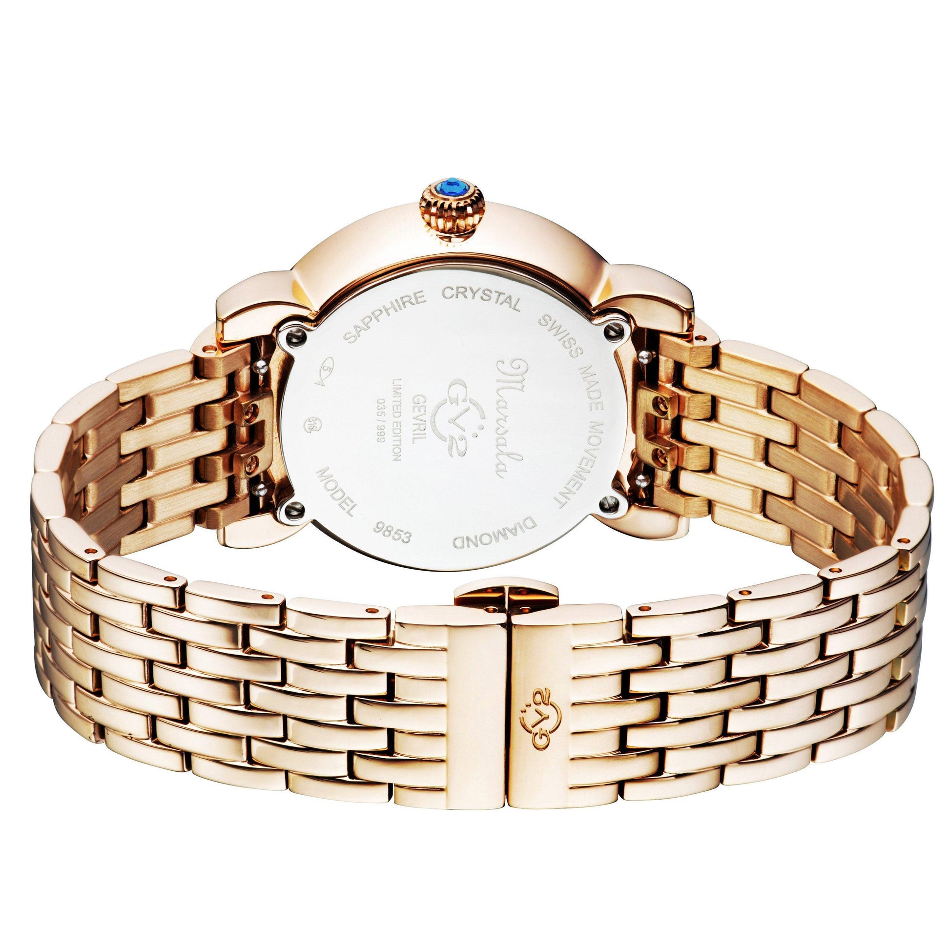 Gevril-Luxury-Swiss-Watches-GV2 Marsala Tortoise Diamond-9853B