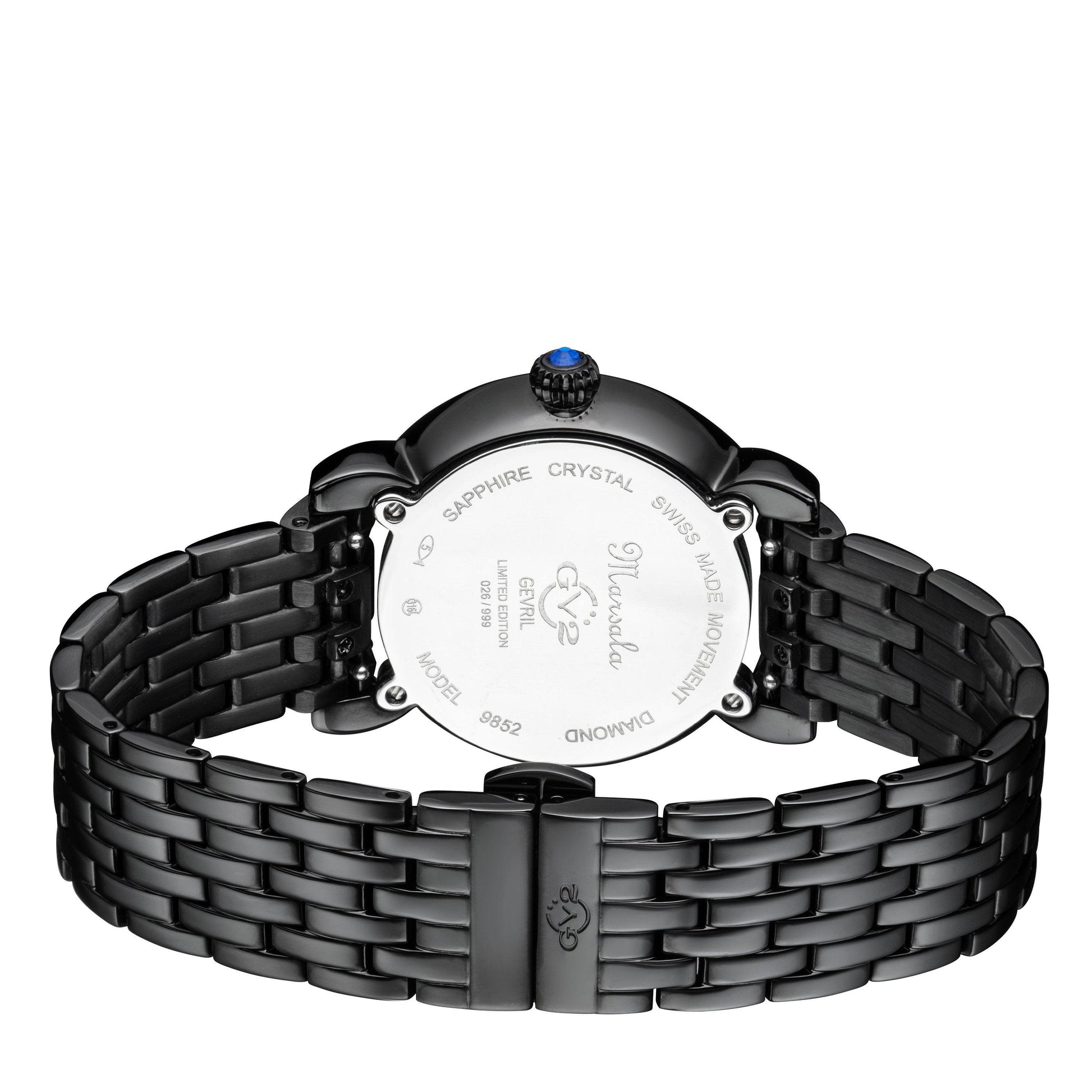 Gevril-Luxury-Swiss-Watches-GV2 Marsala Tortoise Diamond-