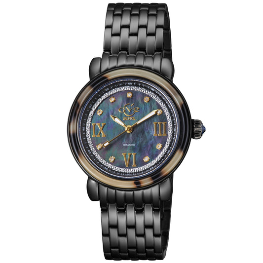 Gevril-Luxury-Swiss-Watches-GV2 Marsala Tortoise Diamond-