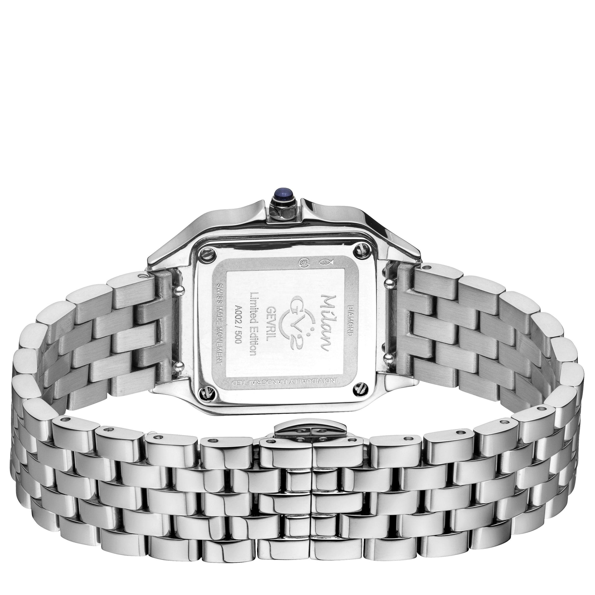 Stainless Steel Silver White Watch, SILVER