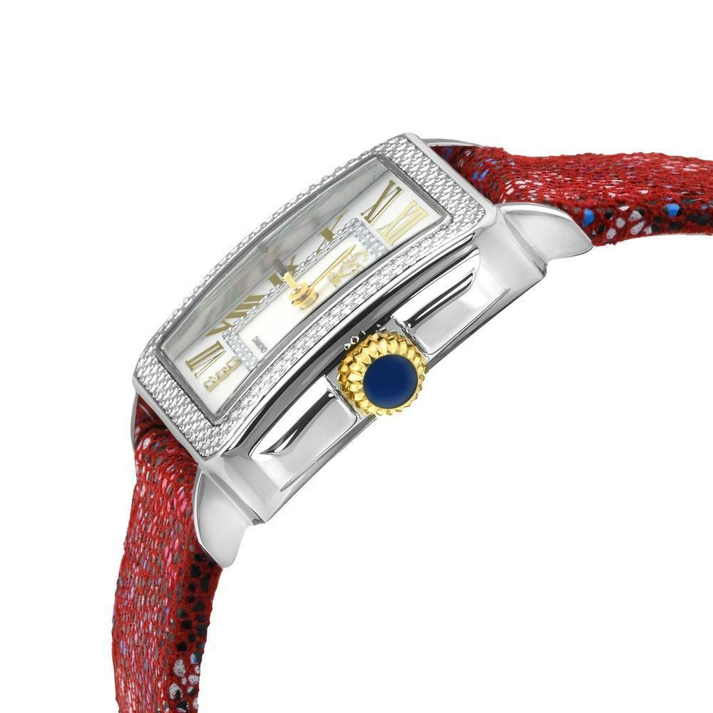 Gevril-Luxury-Swiss-Watches-GV2 Padova Diamond - Floral Strap-