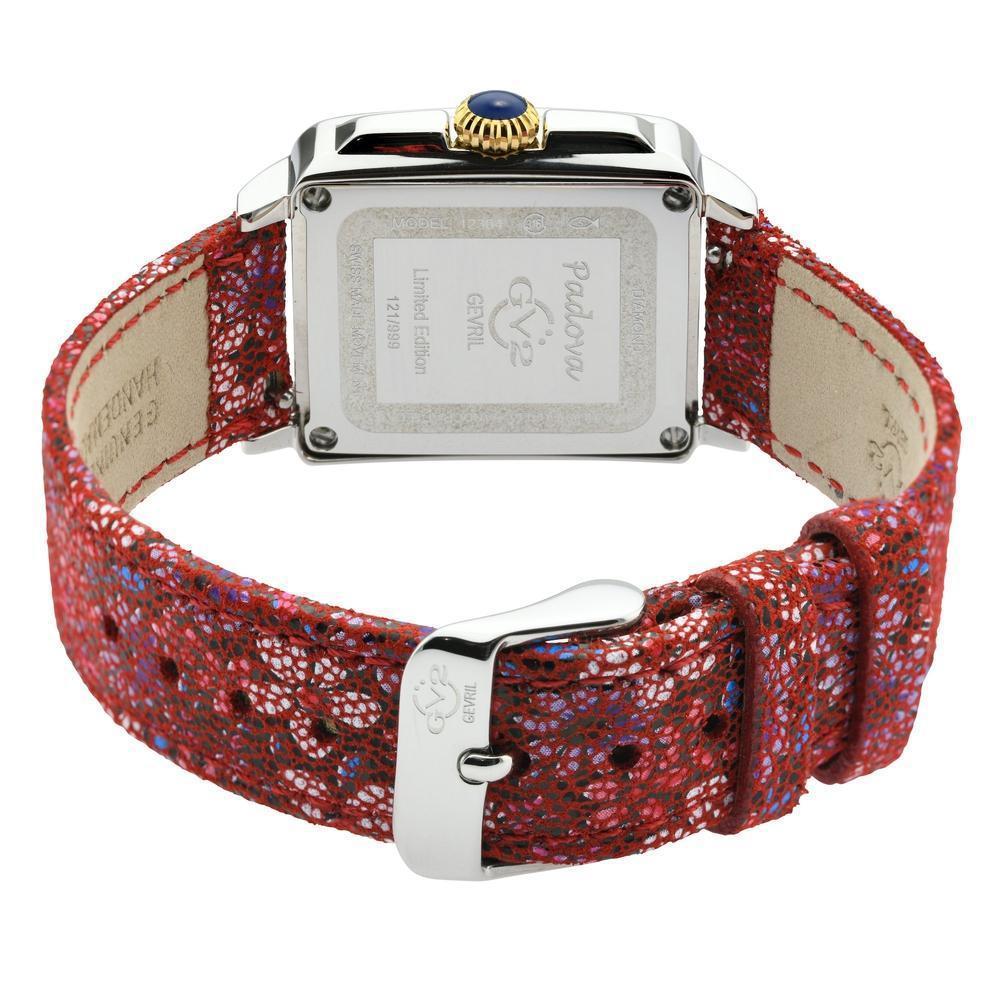 Gevril-Luxury-Swiss-Watches-GV2 Padova Diamond - Floral Strap-