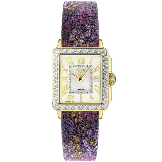 Gevril-Luxury-Swiss-Watches-GV2 Padova Diamond - Floral Strap-