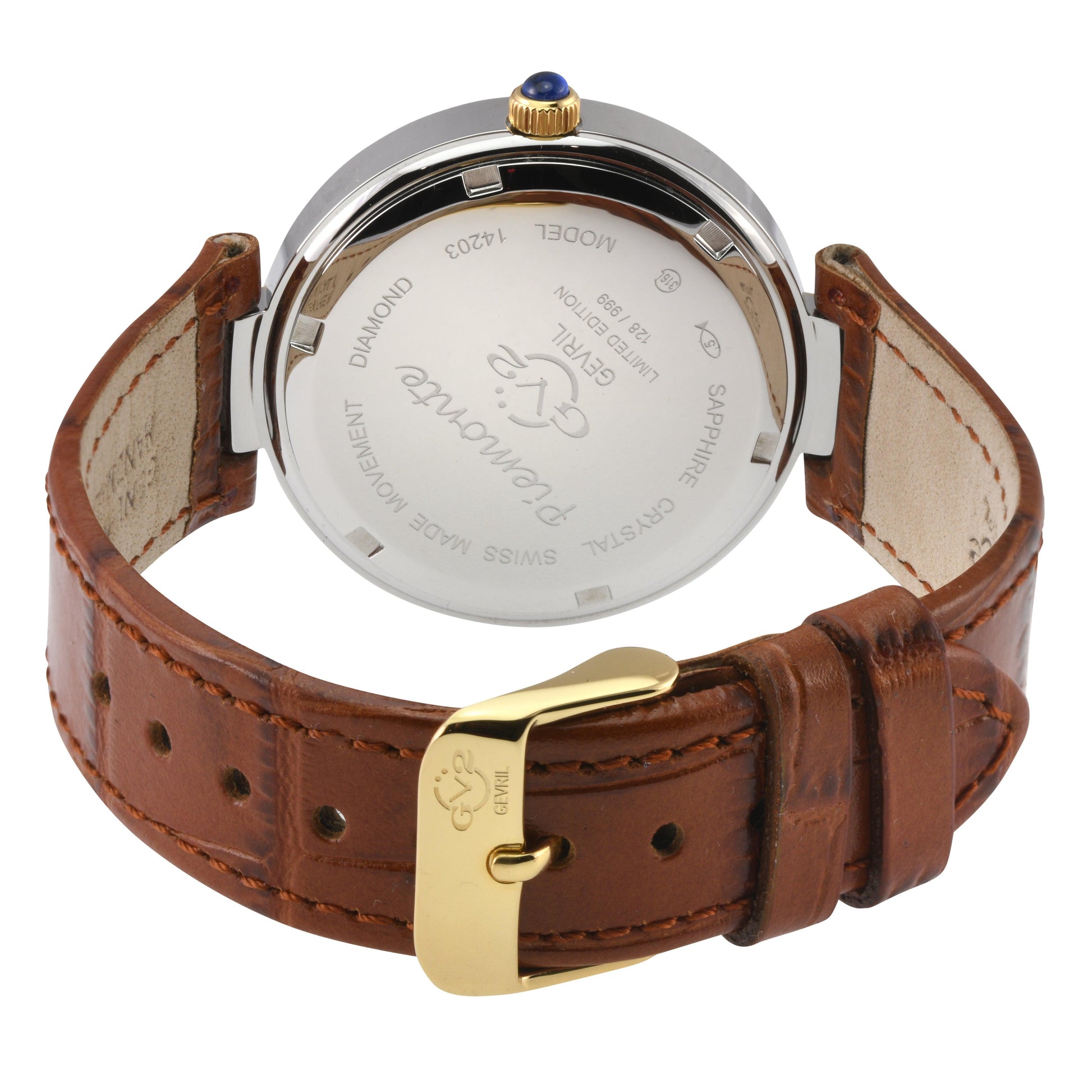 Gevril-Luxury-Swiss-Watches-GV2 Piemonte Diamond - Leather-14203-4