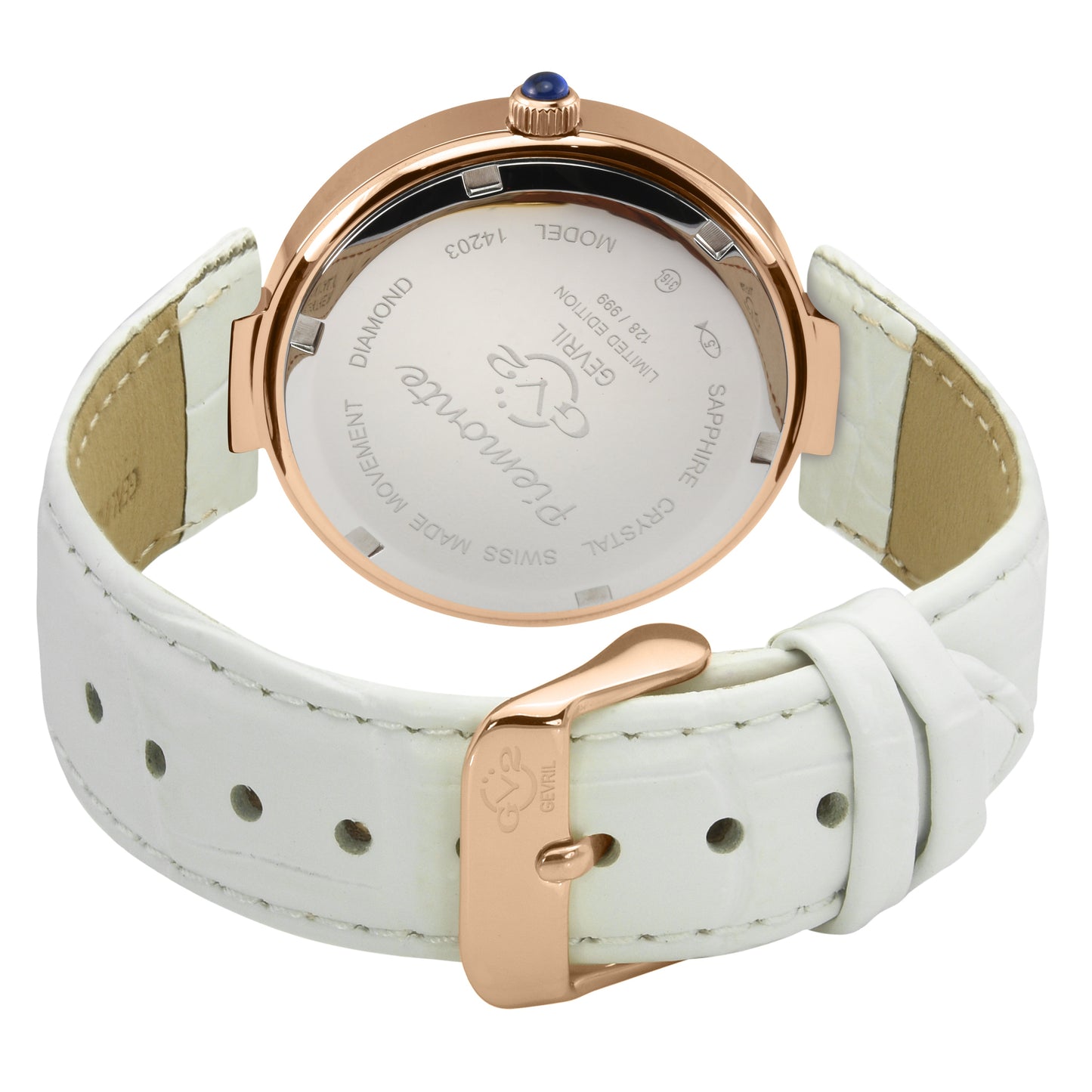Gevril-Luxury-Swiss-Watches-GV2 Piemonte Diamond - Leather-