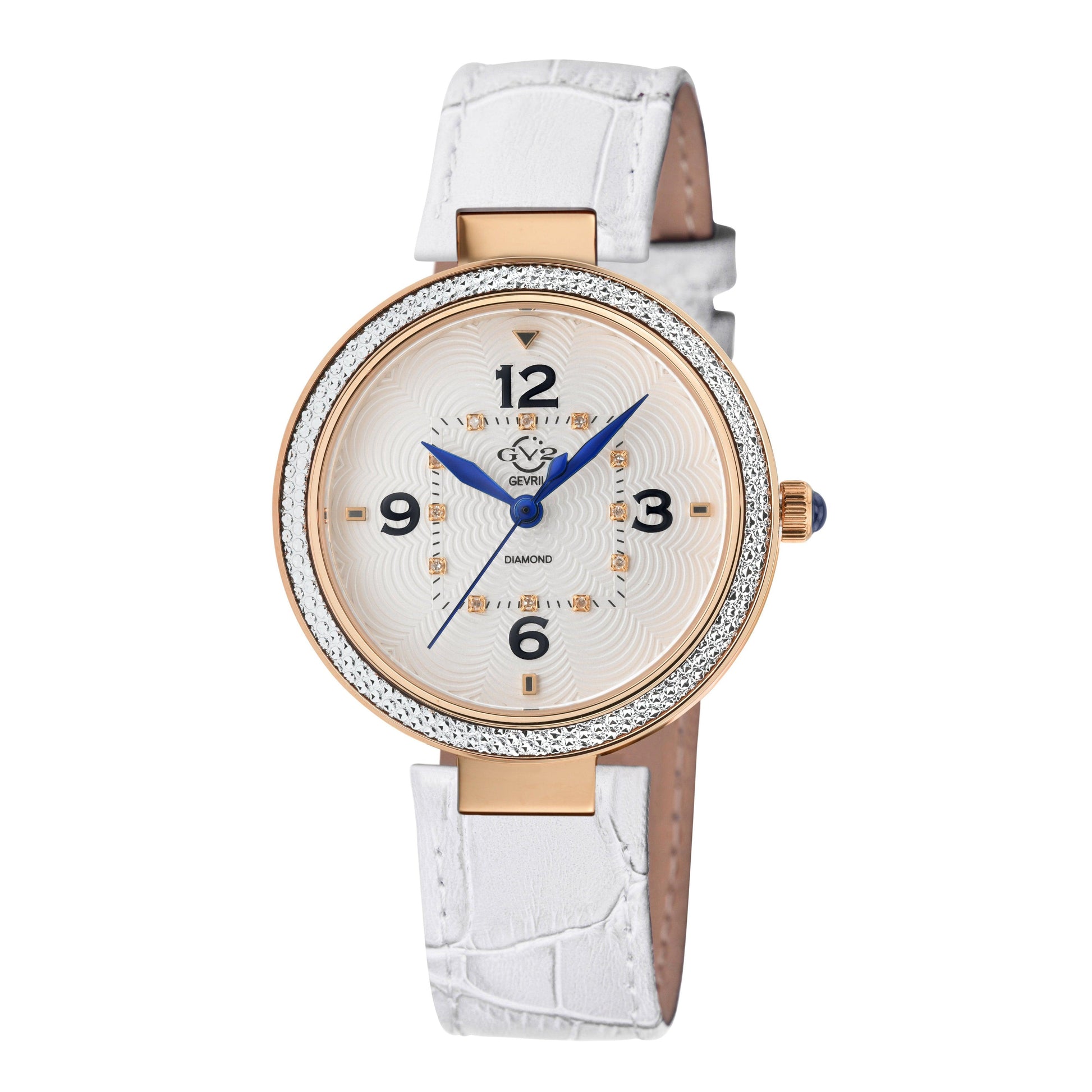 Gevril-Luxury-Swiss-Watches-GV2 Piemonte Diamond - Leather-