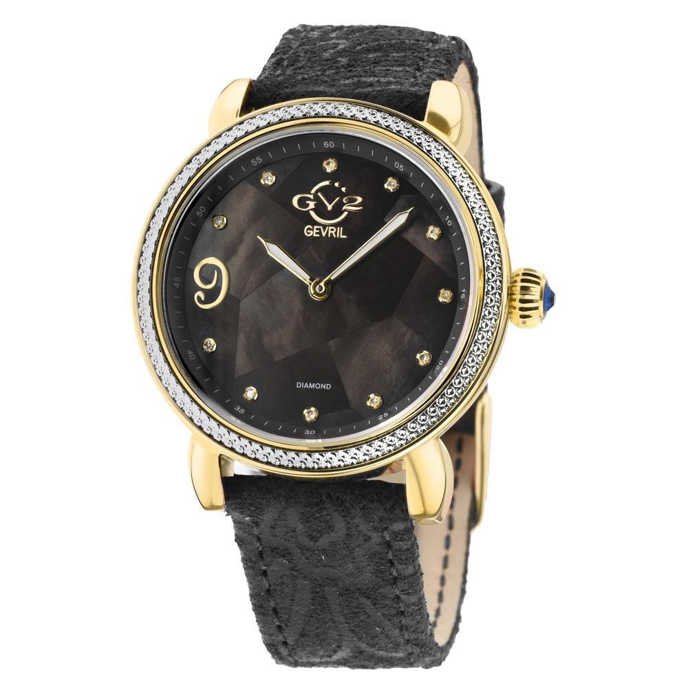 Gevril-Luxury-Swiss-Watches-GV2 Ravenna Diamond - Floral Strap-12605F