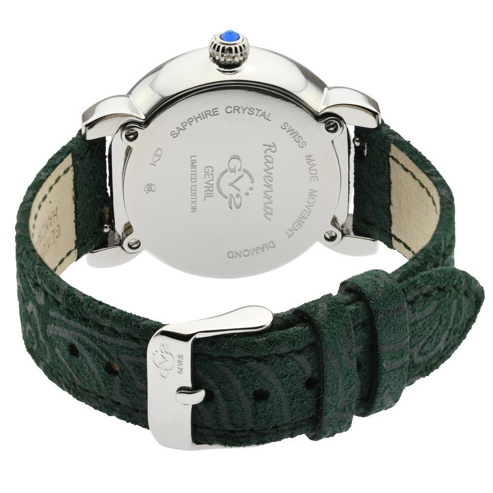 Gevril-Luxury-Swiss-Watches-GV2 Ravenna Diamond - Floral Strap-