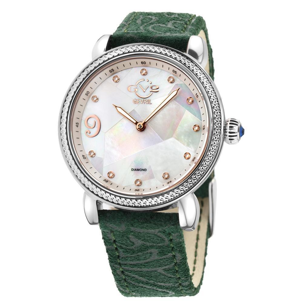 Gevril-Luxury-Swiss-Watches-GV2 Ravenna Diamond - Floral Strap-