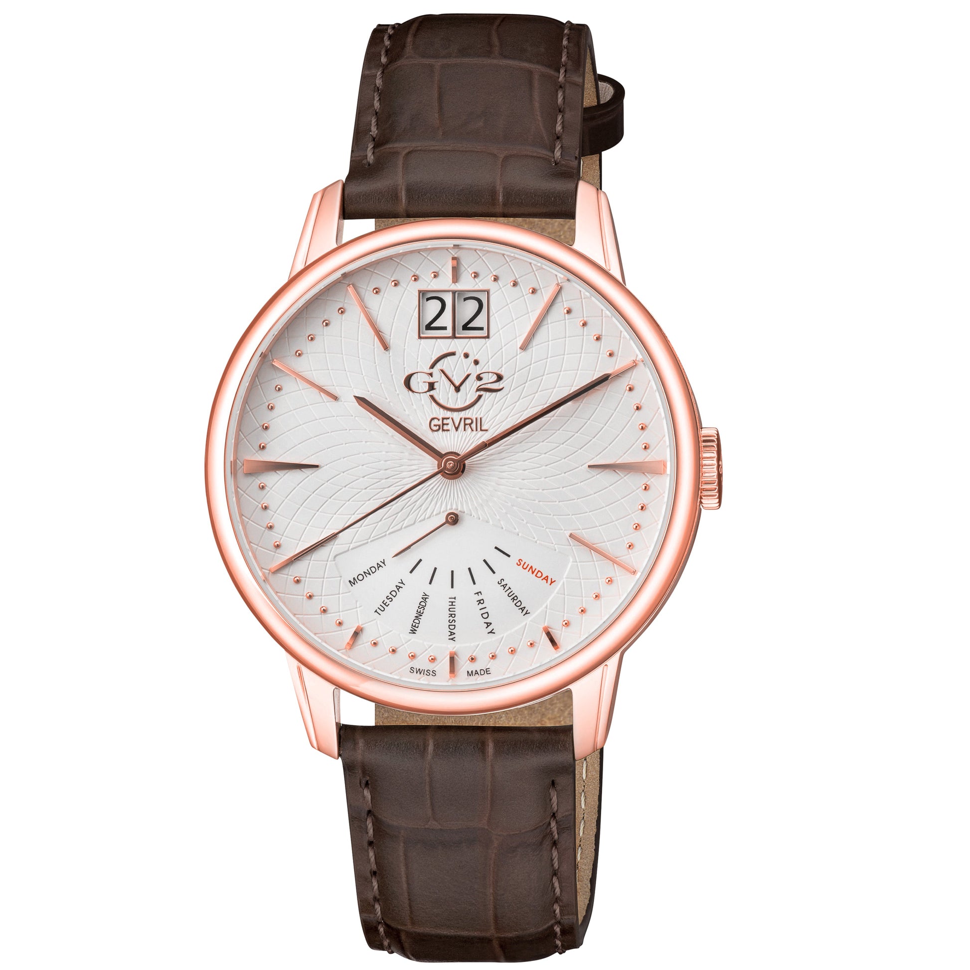 Gevril-Luxury-Swiss-Watches-GV2 Rovescio - Day/Date-
