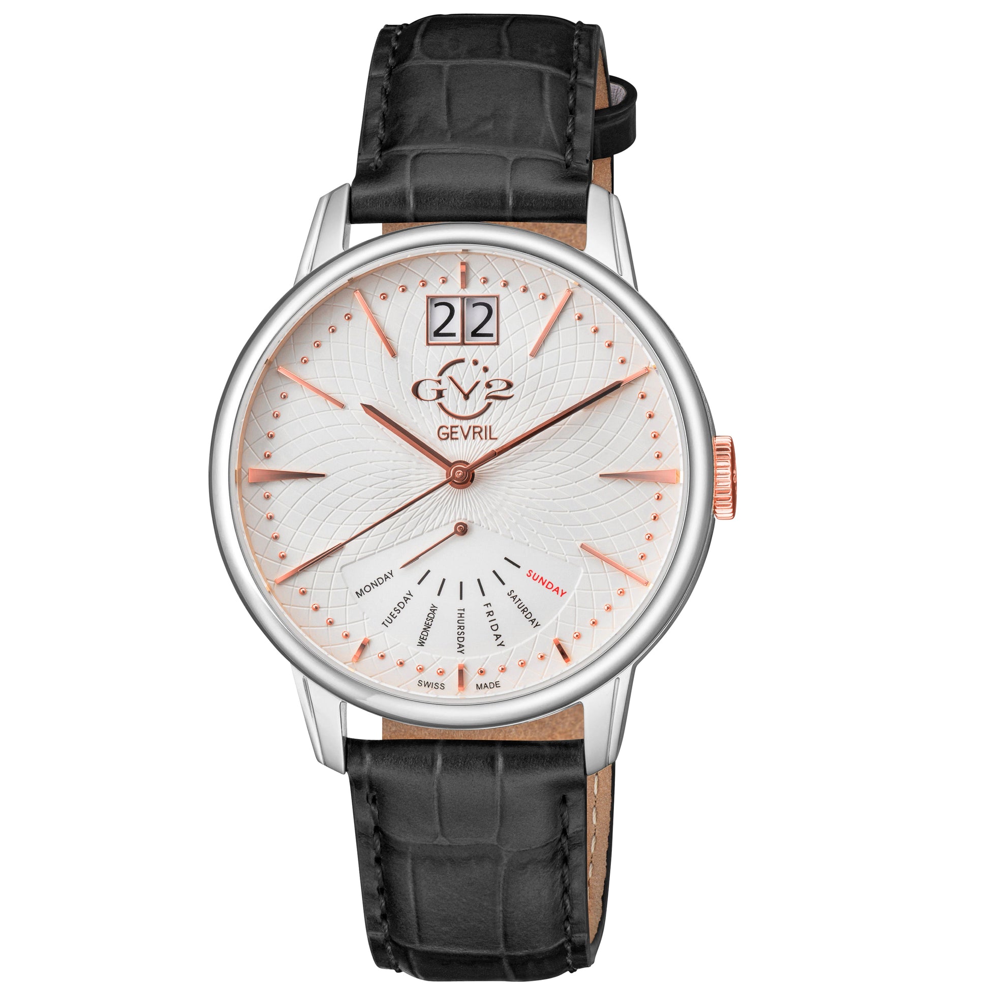 Gevril-Luxury-Swiss-Watches-GV2 Rovescio - Day/Date-