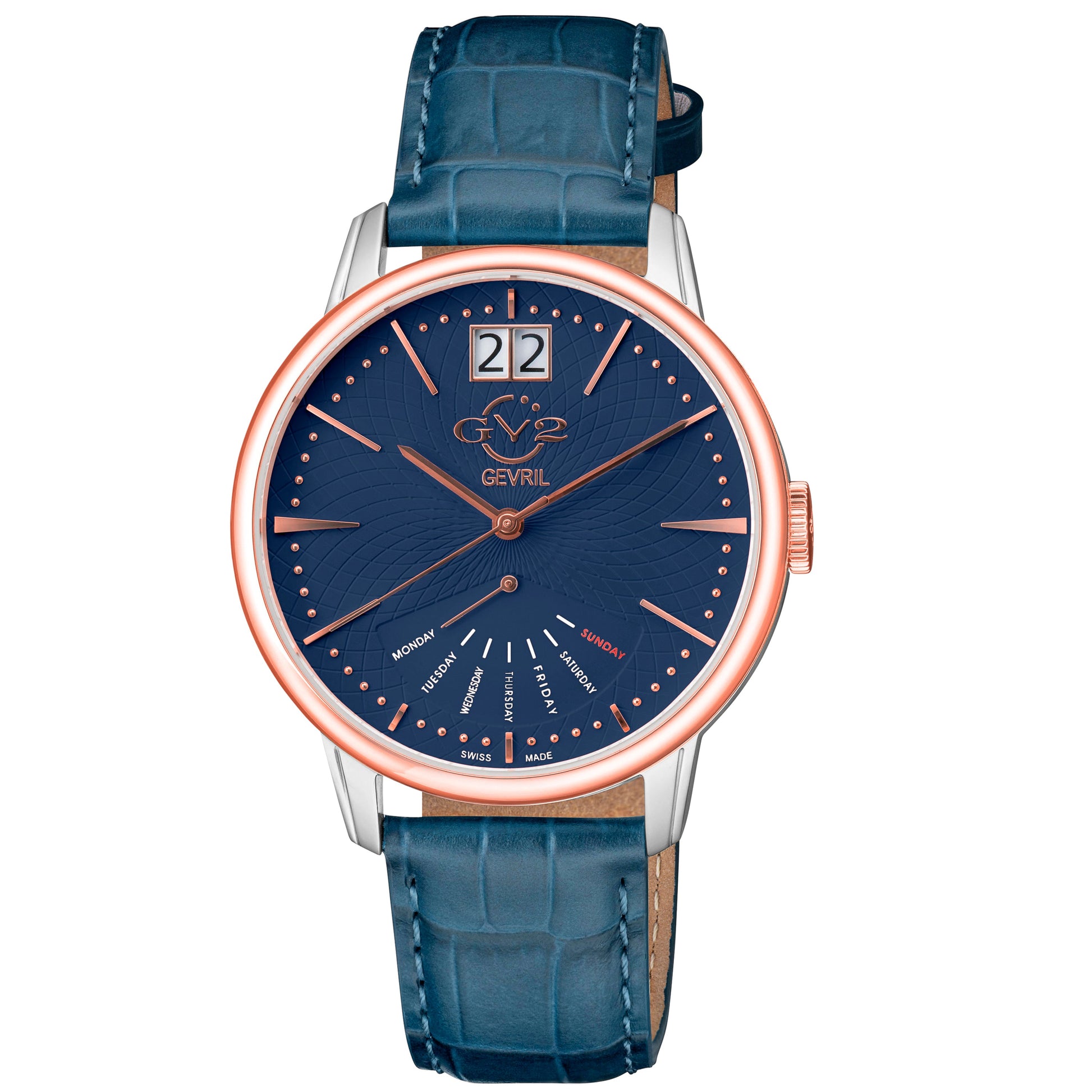 Gevril-Luxury-Swiss-Watches-GV2 Rovescio - Day/Date-
