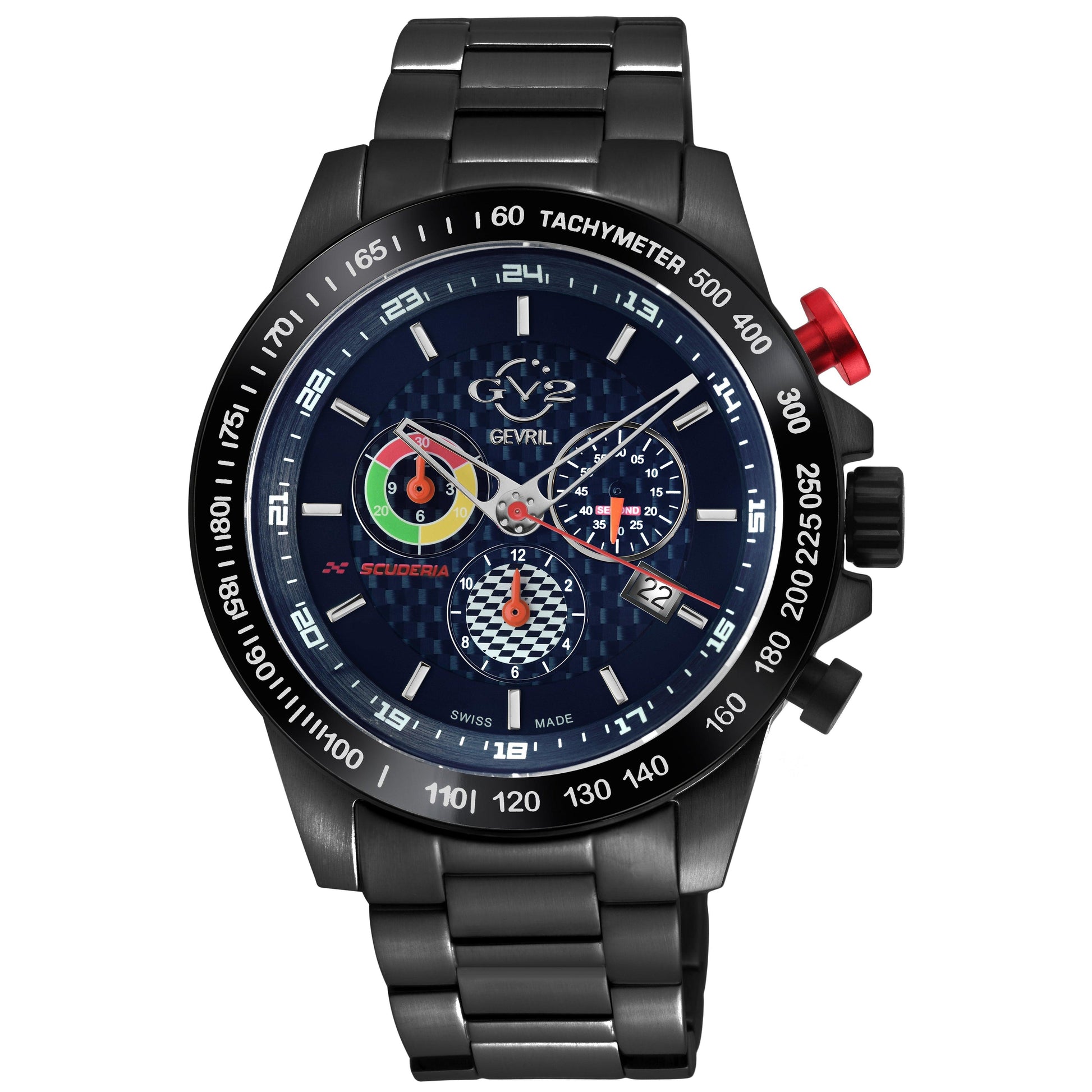 Gevril-Luxury-Swiss-Watches-GV2 Scuderia - Chronograph-