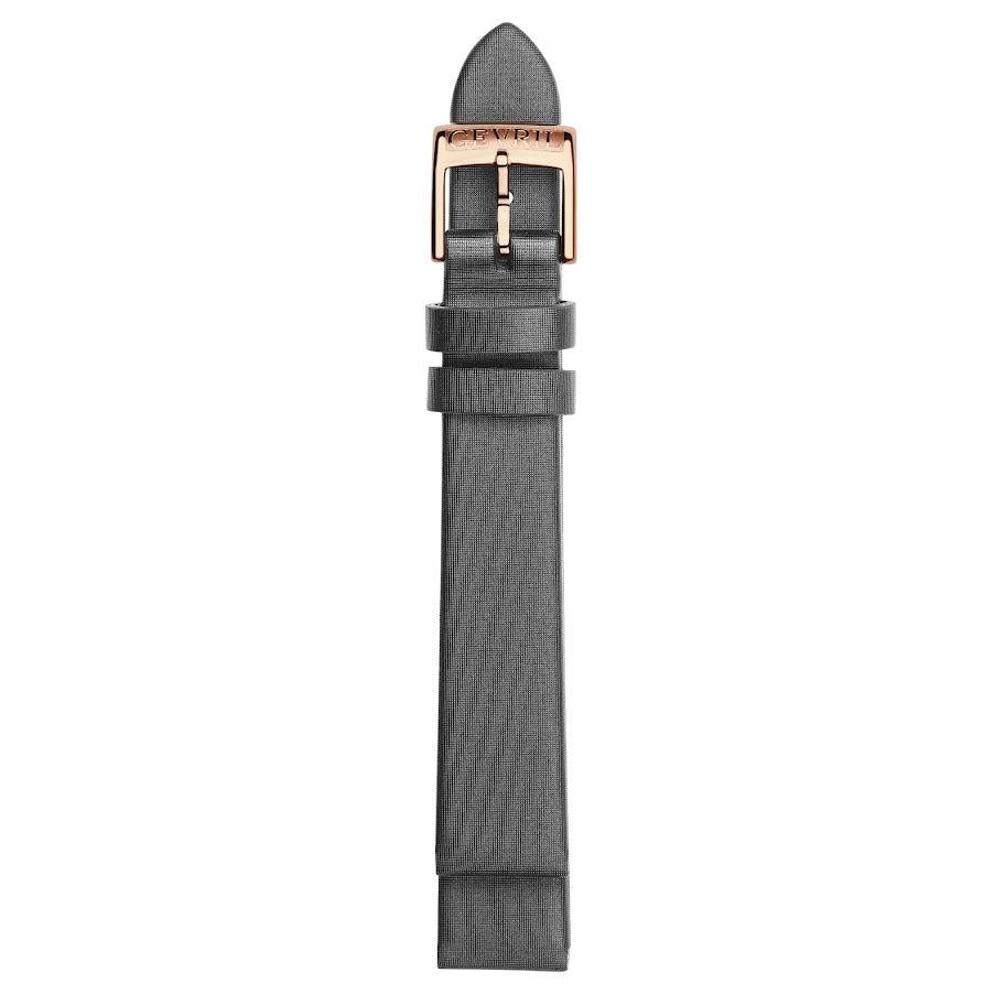 Gevril-Luxury-Swiss-Watches-Gevril 16mm Handmade Satin Leather Strap with Tang Buckle-GEV16.01.04.8
