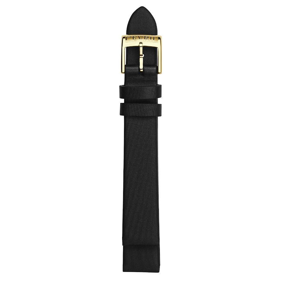 Gevril-Luxury-Swiss-Watches-Gevril 16mm Handmade Satin Leather Strap with Tang Buckle-GEV16.07.04.9